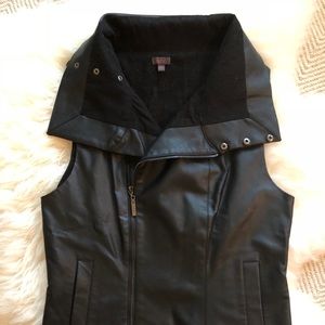 Echo Faux Leather Vest